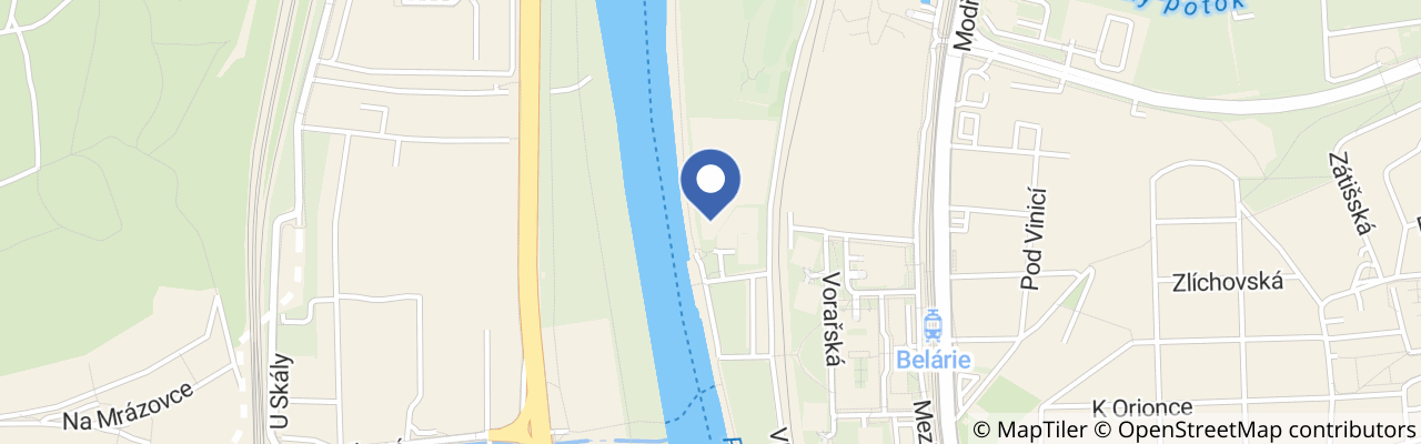 Mapa - Fotbal-Golfové hřiště