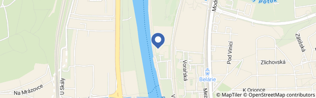 Mapa - Fotbal-Golfové hřiště