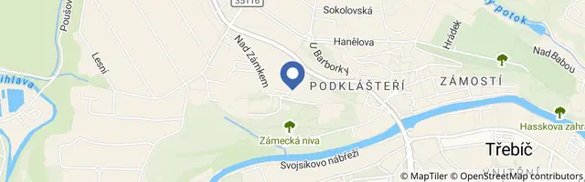 Mapa - Labyrint Třebíč