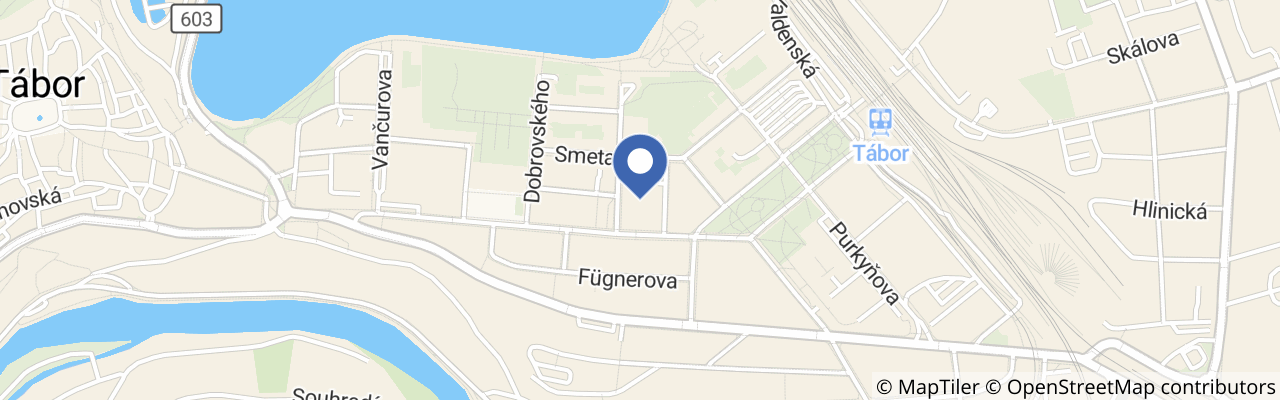 Mapa - Človíčkov - Tábor