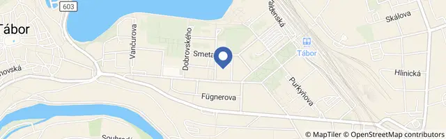 Mapa - Človíčkov - Tábor