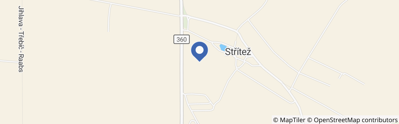 Mapa - Dětský zábavní park Střítěž