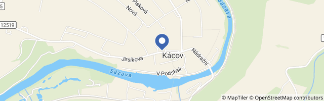 Mapa - Galerie muzea Jawy od Sázavy