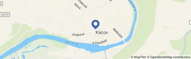 Mapa - Galerie muzea Jawy od Sázavy