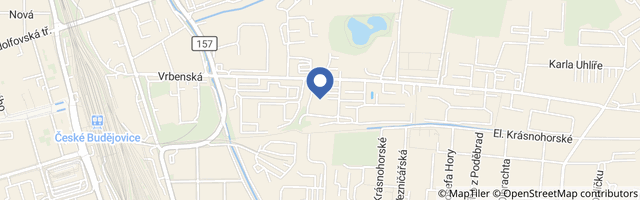 Mapa - Hopsárium České Budějovice