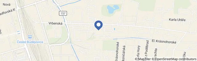Mapa - Hopsárium České Budějovice