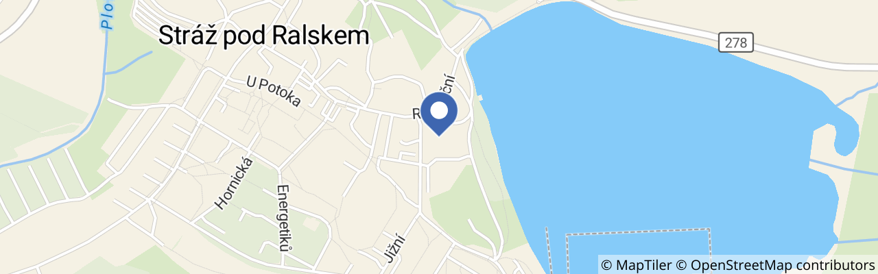 Mapa - Cable Wake Park Stráž