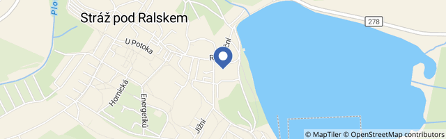 Mapa - Cable Wake Park Stráž