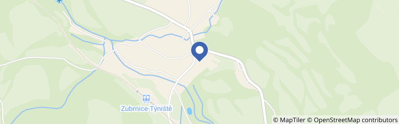 Mapa - Muzeum v přírodě Zubrnice