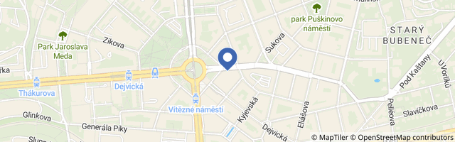 Mapa - Vejce Dejvice