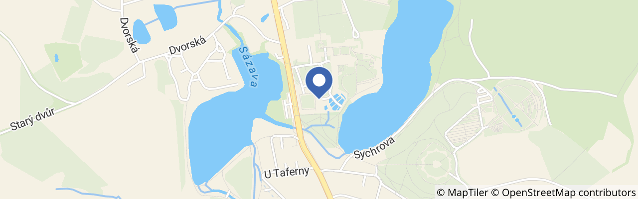 Mapa - Zámek Žďár nad Sázavou