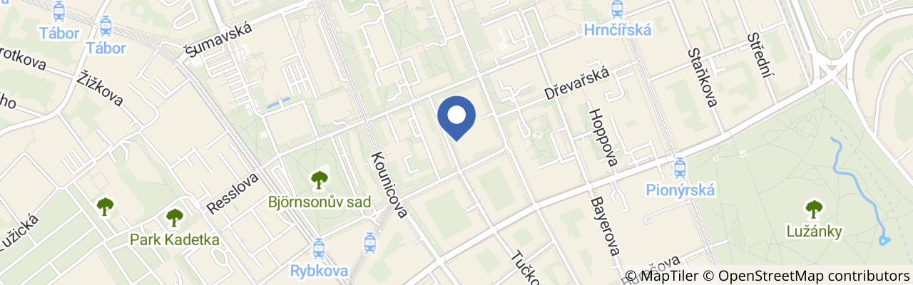 Mapa - Divadlo Polárka