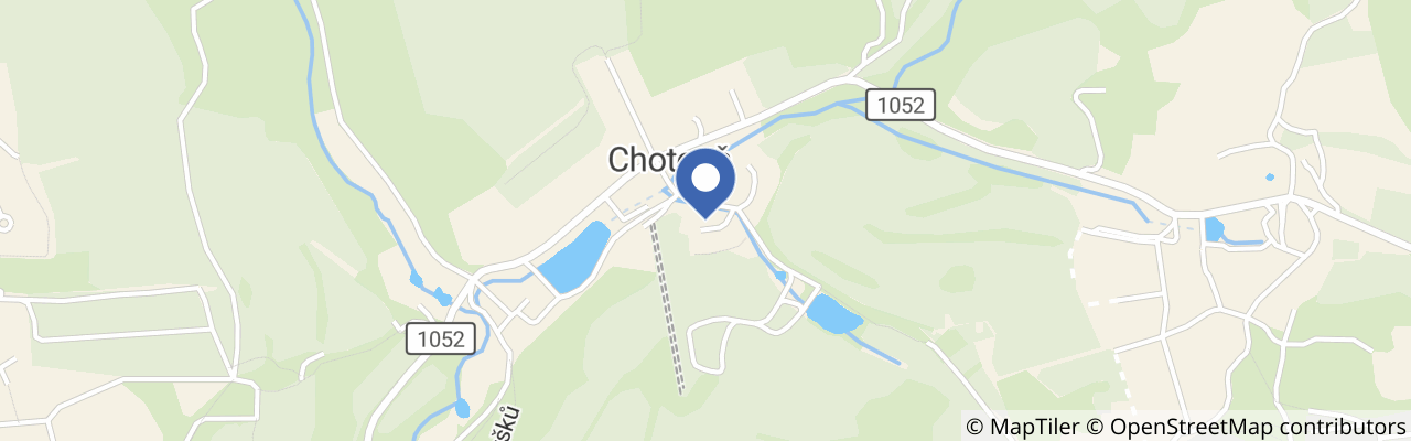 Mapa - Ski areál Chotouň