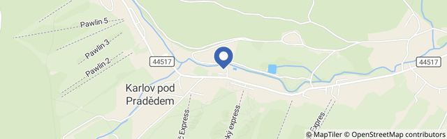 Mapa - Penzion Praděd