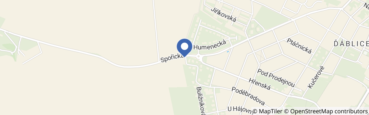 Mapa - Kukuřičné bludiště v pražských Ďáblicích