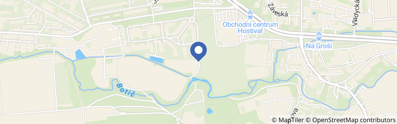 Mapa - Kukuřičné bludiště na pražském Zahradním městě