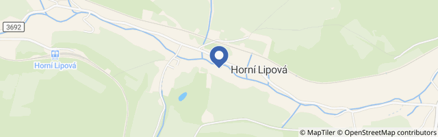 Mapa - Lyžařské středisko Horní Lipová