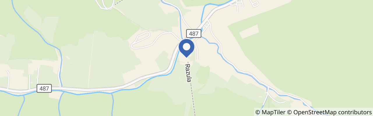 Mapa - Lyžařský areál Razula