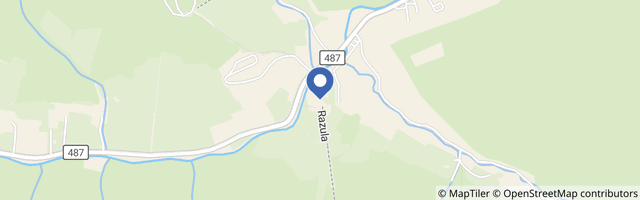 Mapa - Lyžařský areál Razula