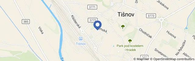 Mapa - Penzion Tišnovská rychta