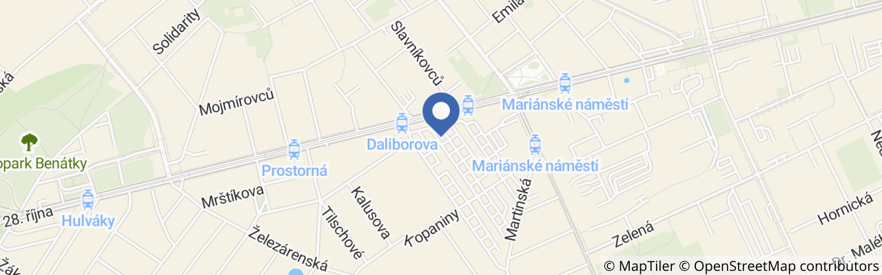 Mapa - Únikové hry Escape Game.cz