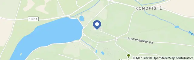 Mapa - Zámek Konopiště