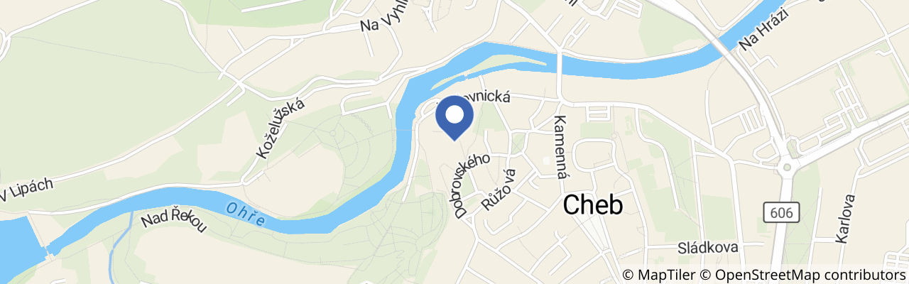 Mapa - Chebský hrad