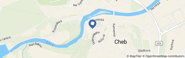 Mapa - Chebský hrad