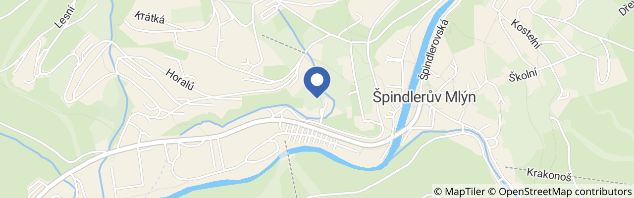 Mapa - Dětský Ski Park Yellow Point Špindlerův Mlýn