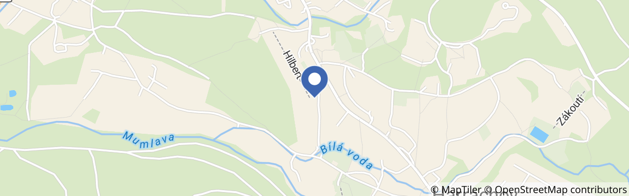 Mapa - Ski areál Hilbert