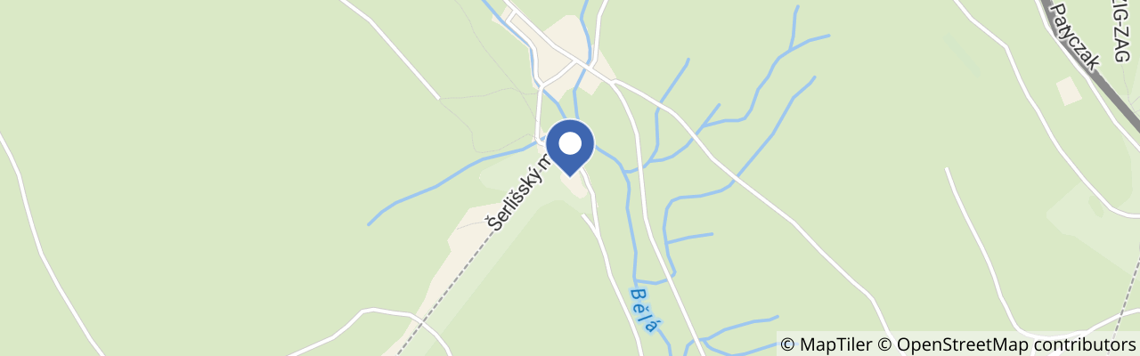 Mapa - Ski areál Šerlišský mlýn