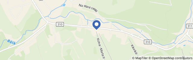 Mapa - Ski areál Deštné v Orlických horách