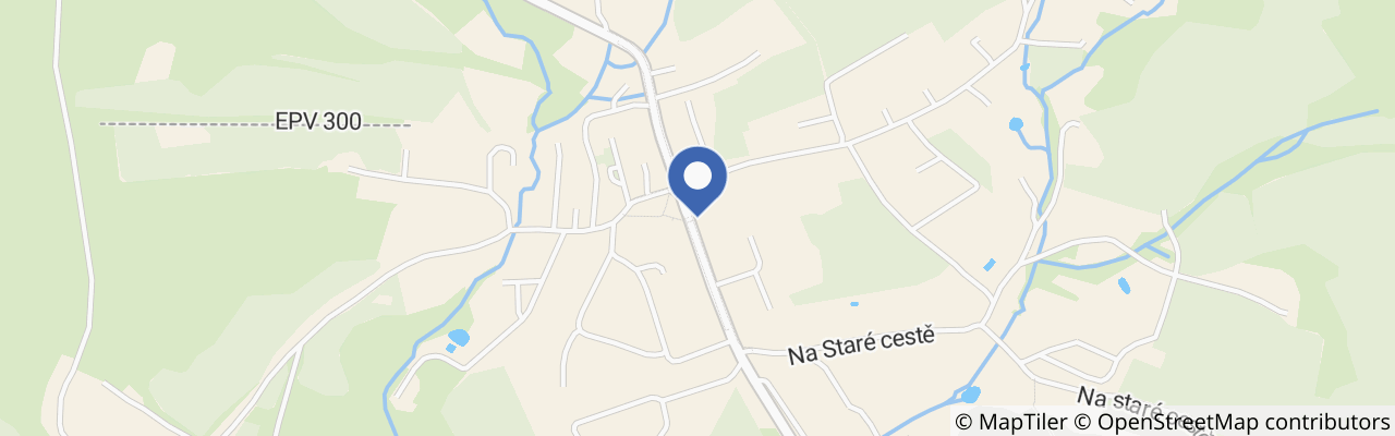 Mapa - Lyžařský areál Roznět