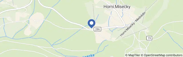 Mapa - Sjezdovka Fanypark Horní Mísečky