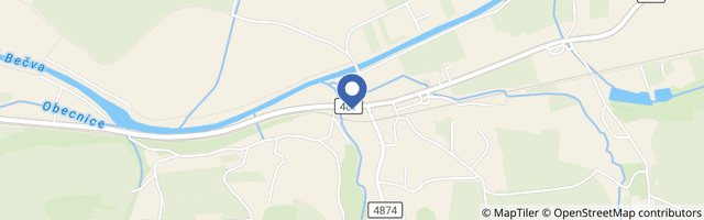 Mapa - Lyžařský vlek Černé