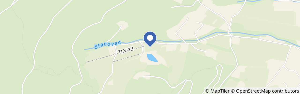 Mapa - Lyžařské středisko Opálená