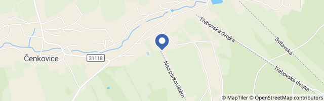 Mapa - Ski areál Čenkovice