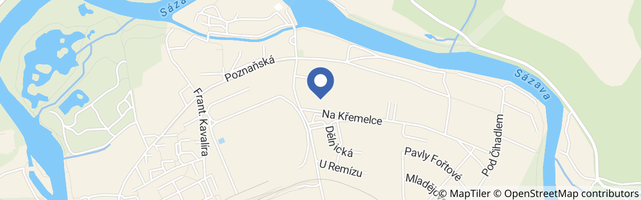 Mapa - Centrum sklářského umění, Huť František