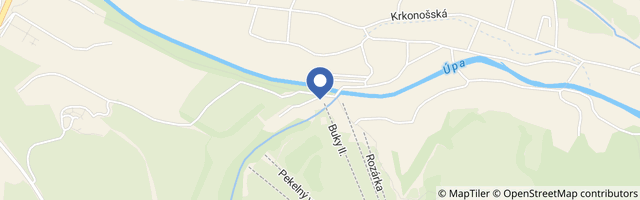 Mapa - Lyžařský areál Mladé Buky