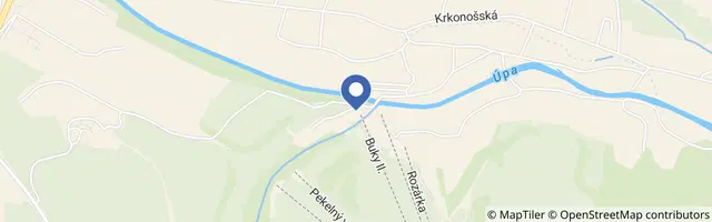 Mapa - Lyžařský areál Mladé Buky