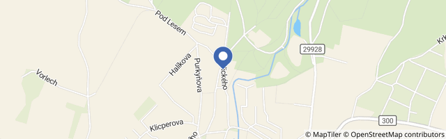 Mapa - Údolím Hartského potoka