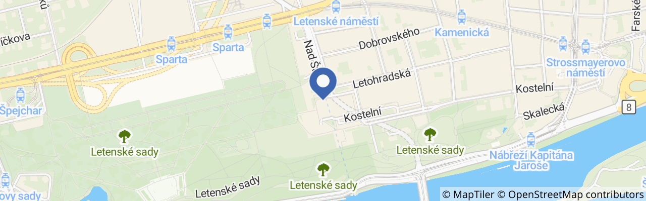 Mapa - Bistro Záletná