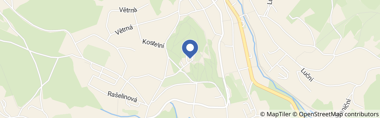 Mapa - Lyžařská škola SportKids a ubytování v Parkhotelu Smržovka