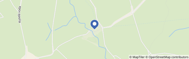 Mapa - Protržená přehrada Desná