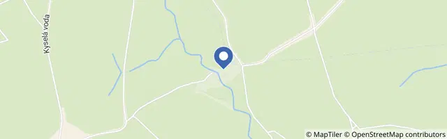 Mapa - Protržená přehrada Desná