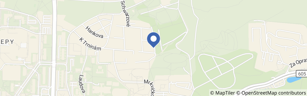 Mapa - Aktivní lesopark Řepy