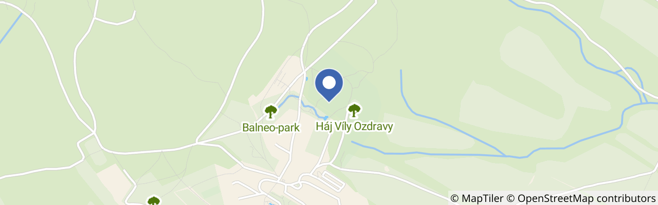 Mapa - Háj víly Ozdravy