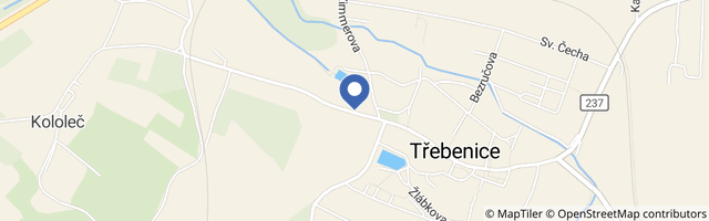 Mapa - Apartmán Třebenice