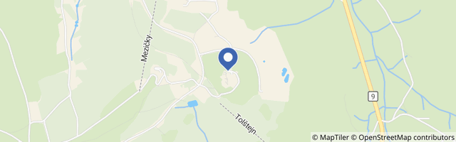 Mapa - Zřícenina hradu Tolštejn