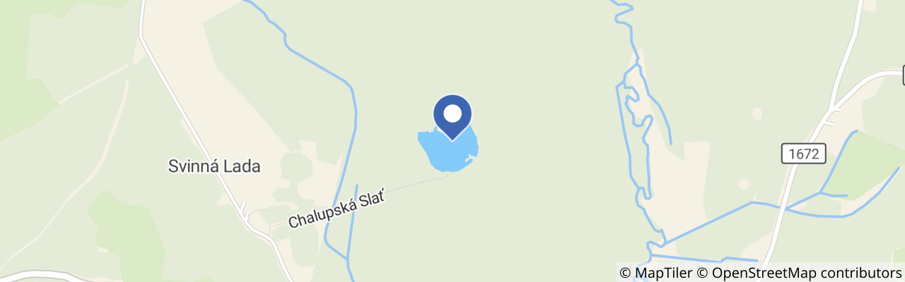 Mapa - Chalupská slať